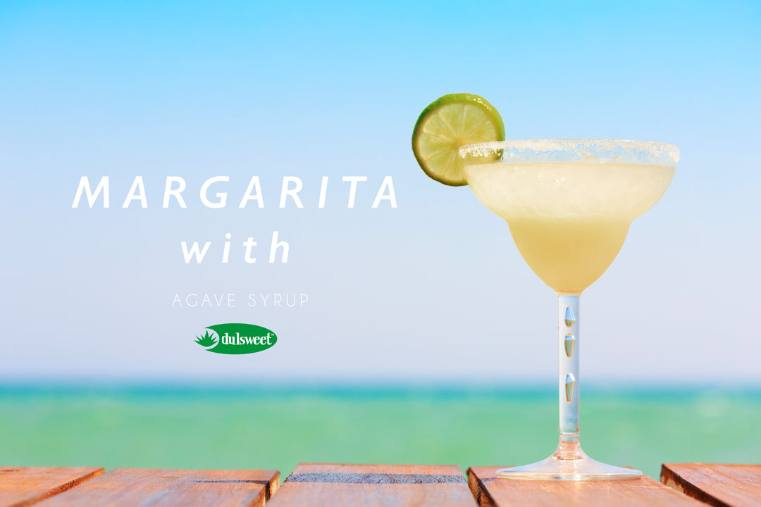 Margarita with agave syrup Dulsweet. Nutriagaves